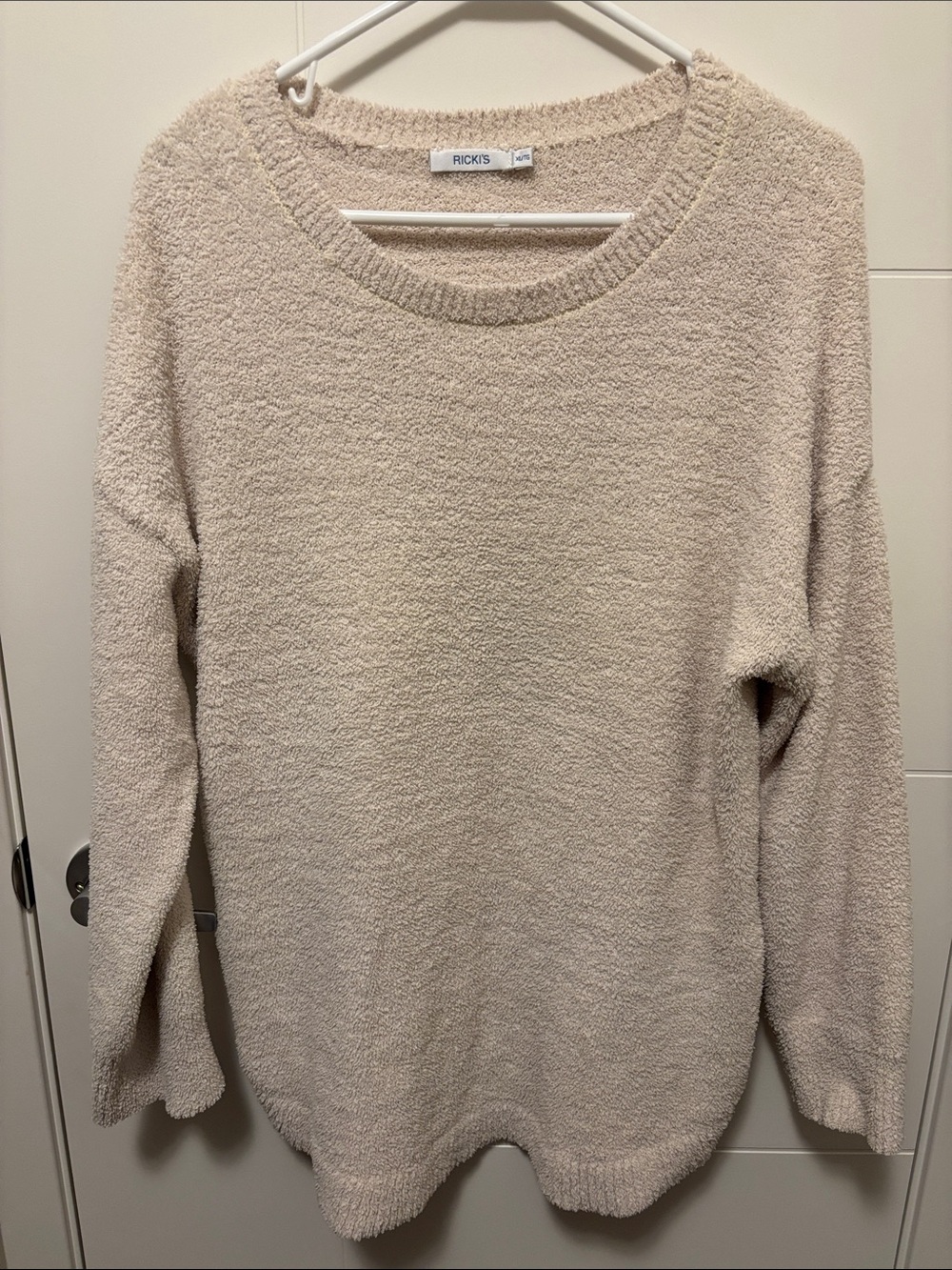 Ricki's Cream Cozy Textured Crewneck Sweater